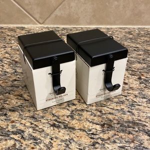 2 Sets SOLD OUT Hearth & Hand Black Stocking Holder